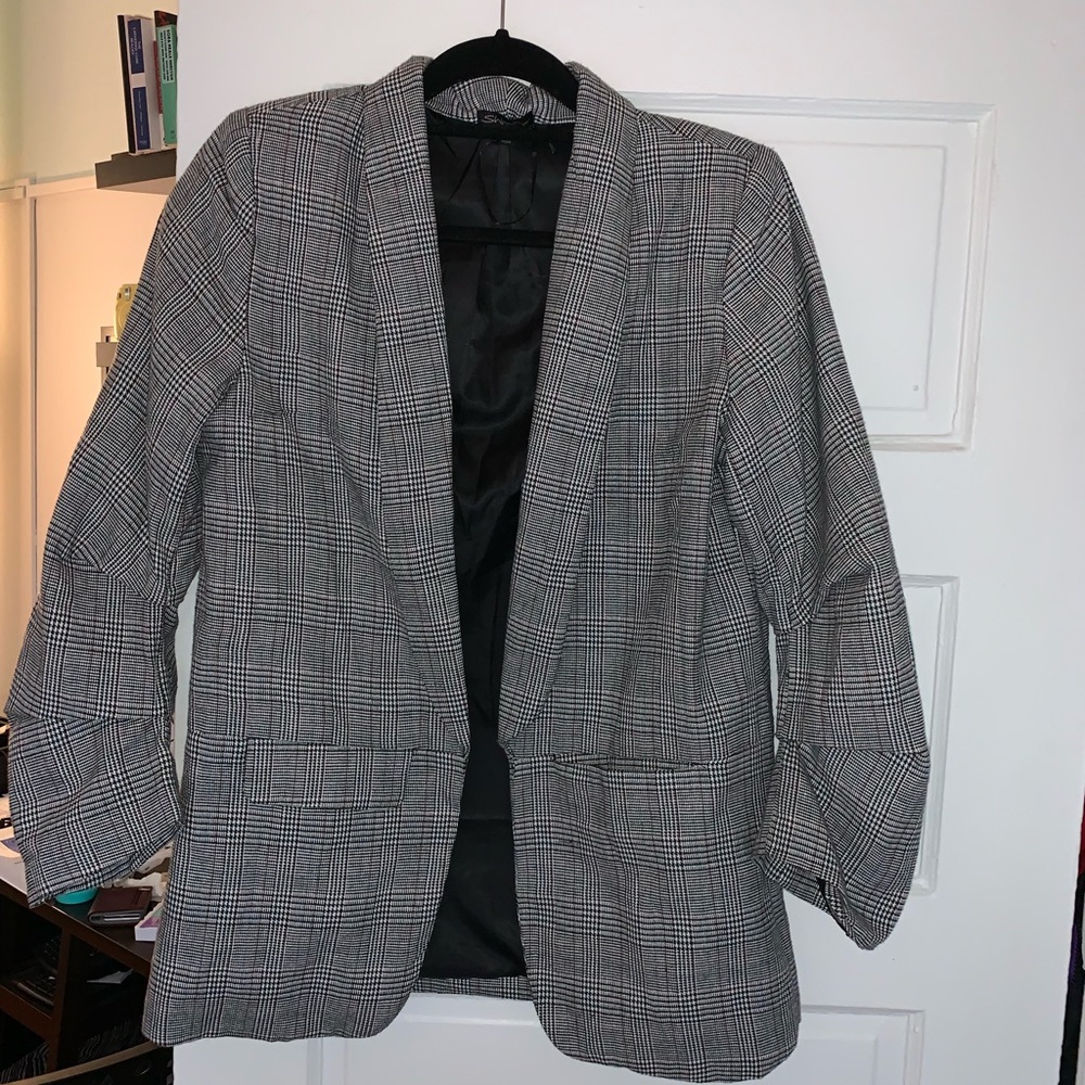 Plaid blazer
